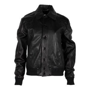 Saint Laurent Moto Jacket in Black Leather